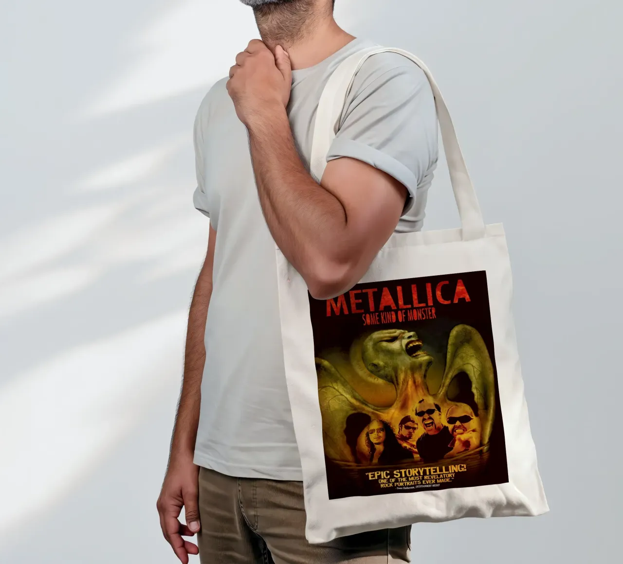 metallica una specie di mostro borsa in juta da Jordan shop