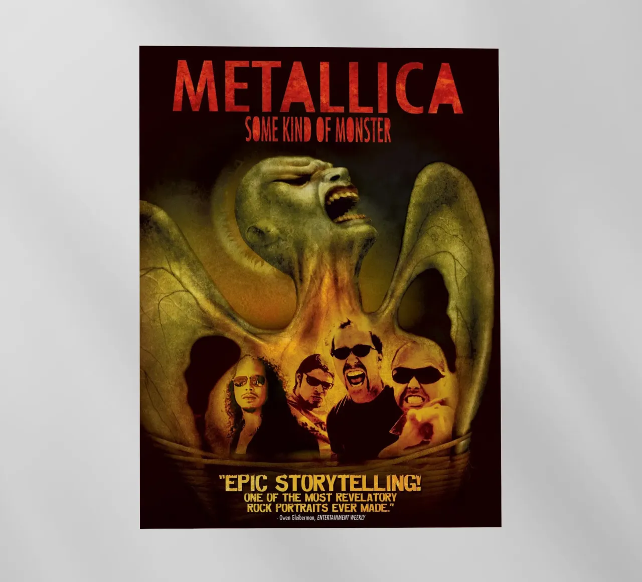 metallica una specie di mostro pellicola backlit da Jordan shop