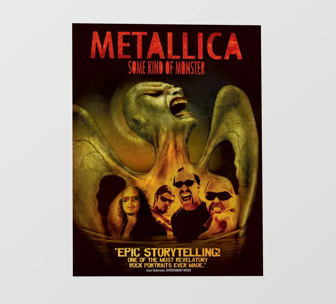 metallica una specie di mostro pellicola backlit da Jordan shop