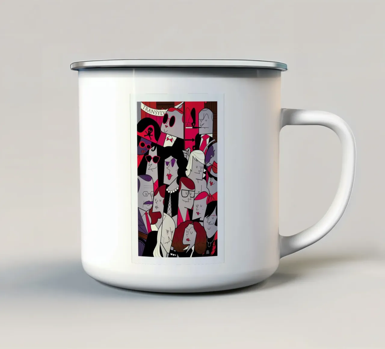 ROCKY HORROR PICUTRE SHOW tazza in smalto da Ale Giorgini