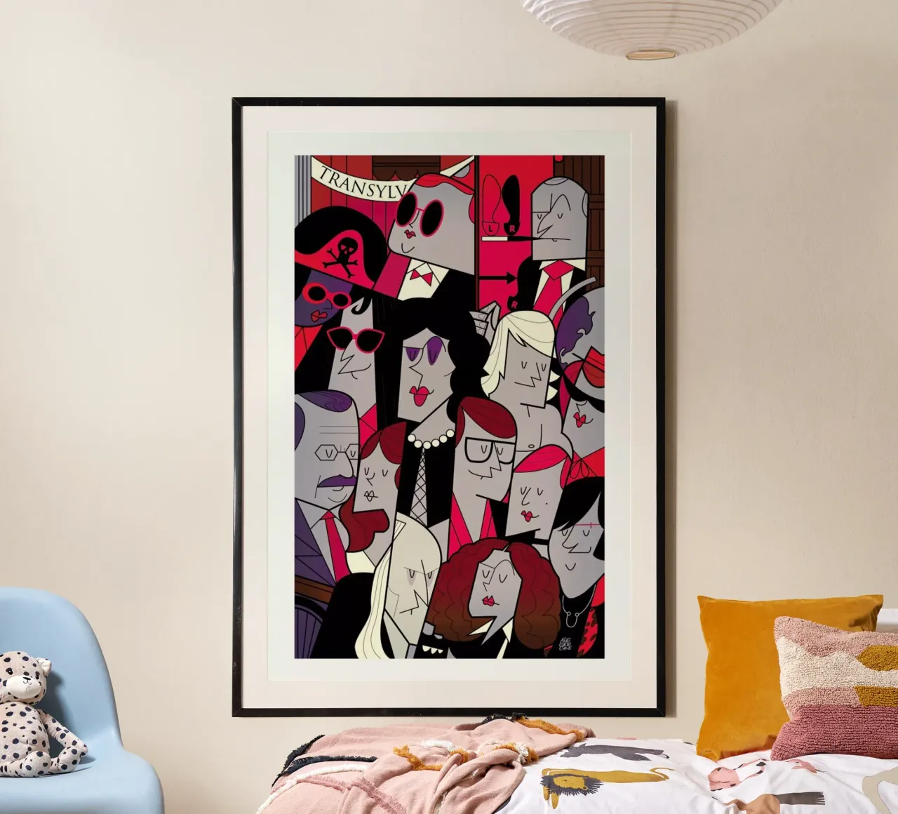 ROCKY HORROR PICUTRE SHOW poster con telaio in plastica da Ale Giorgini