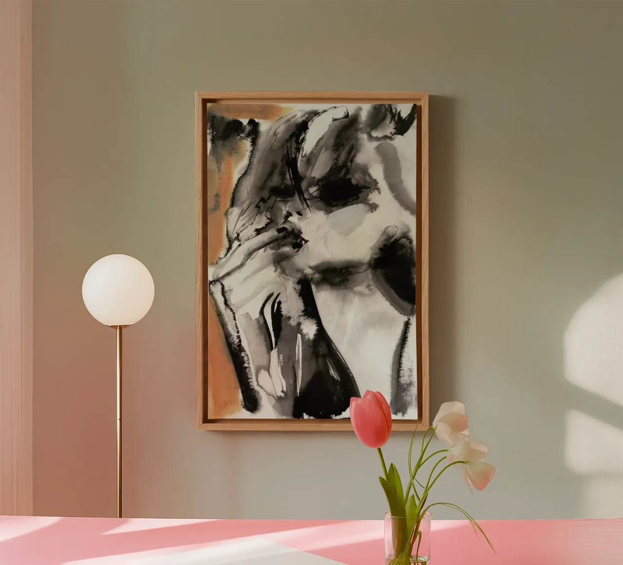 Keep Your Hands Steady tela con Cornice a cassetta da Victoria Verbaan