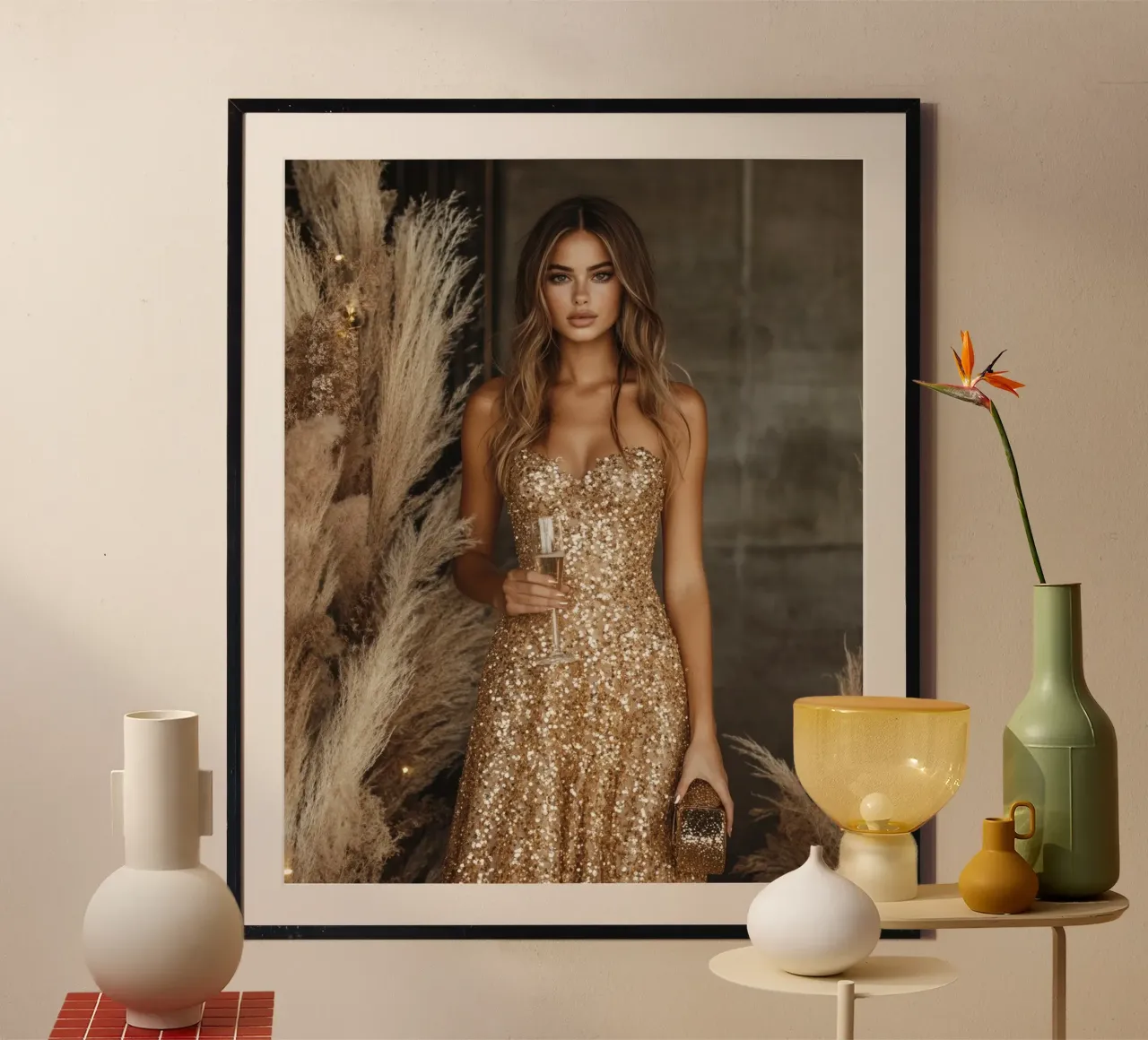 Bagliore glam poster da PhotoVibe Decor