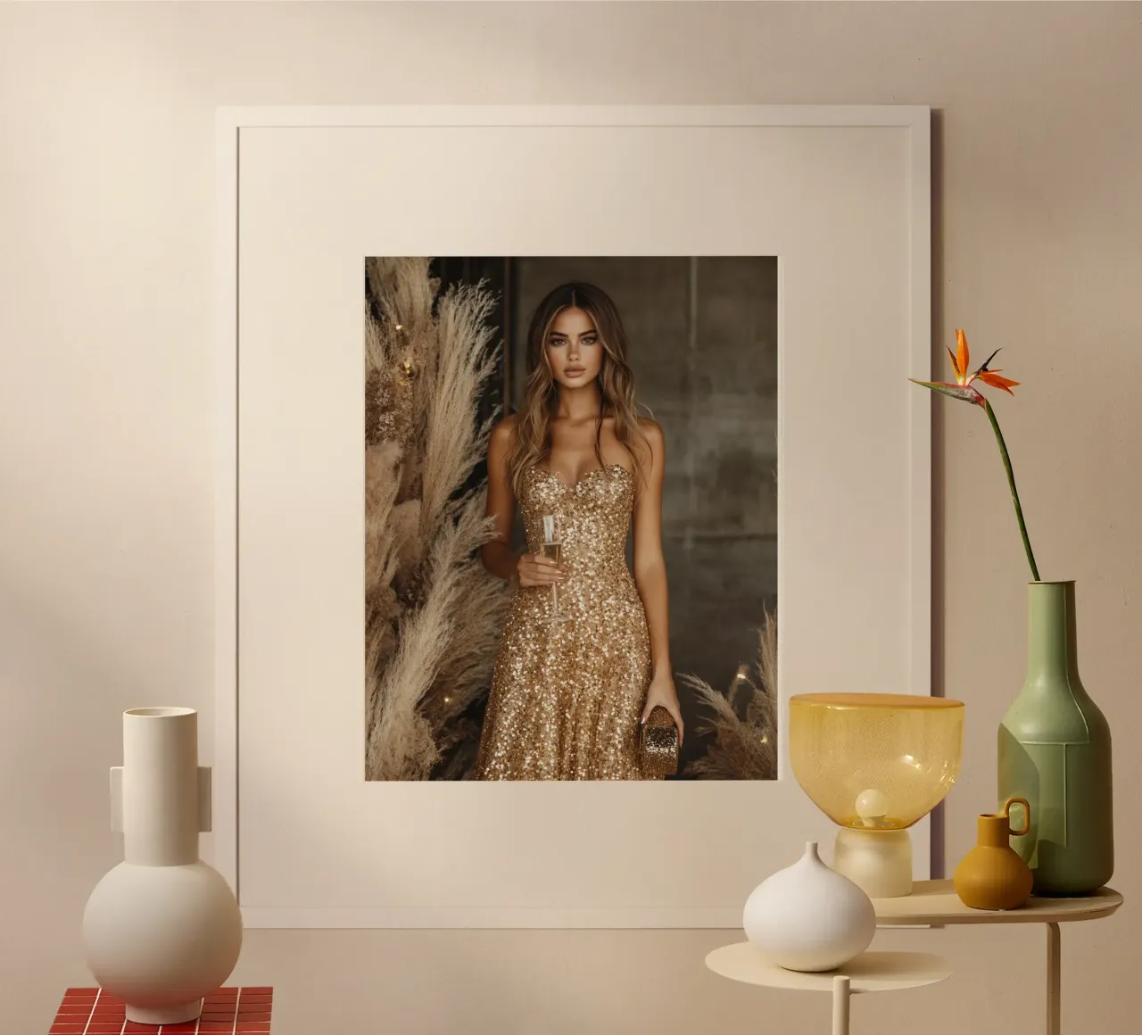 Bagliore glam poster da PhotoVibe Decor
