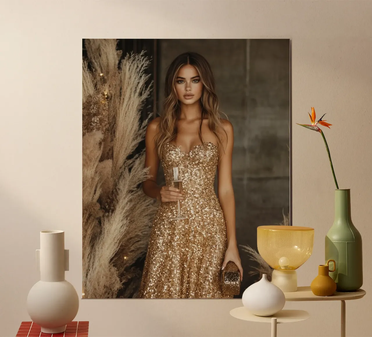Bagliore glam poster da PhotoVibe Decor