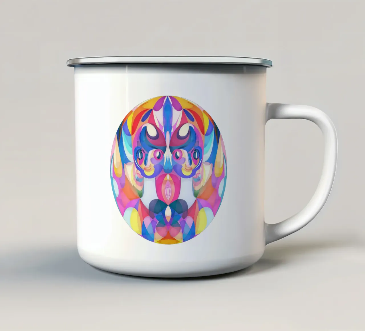 Gemini enamel mug by lovely lines