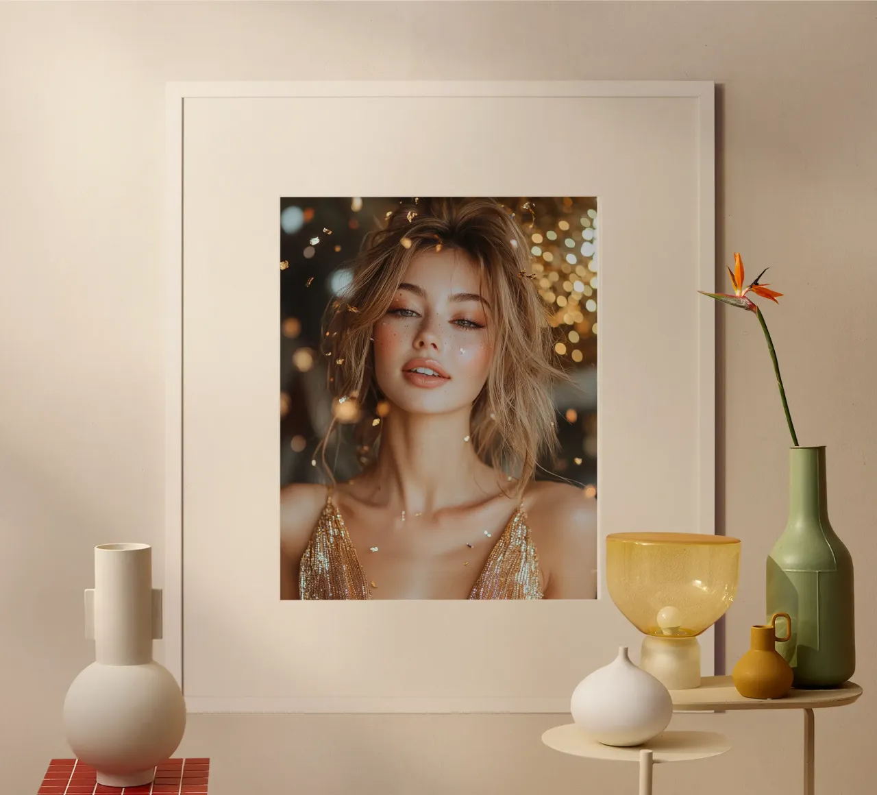 Bagliore glam poster da PhotoVibe Decor
