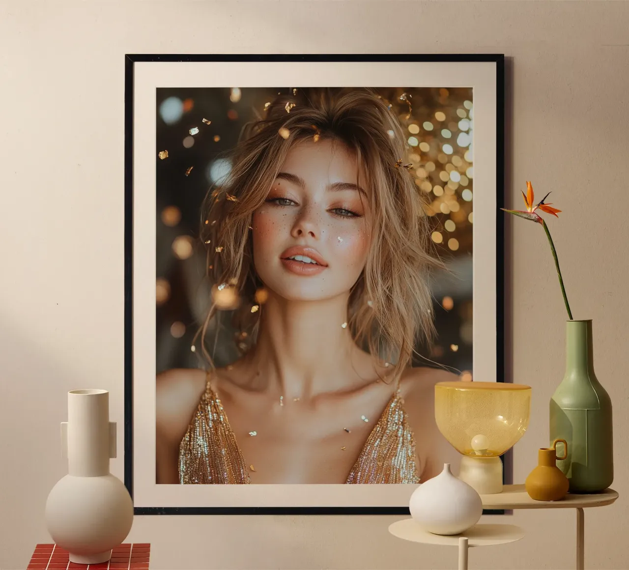 Bagliore glam poster da PhotoVibe Decor