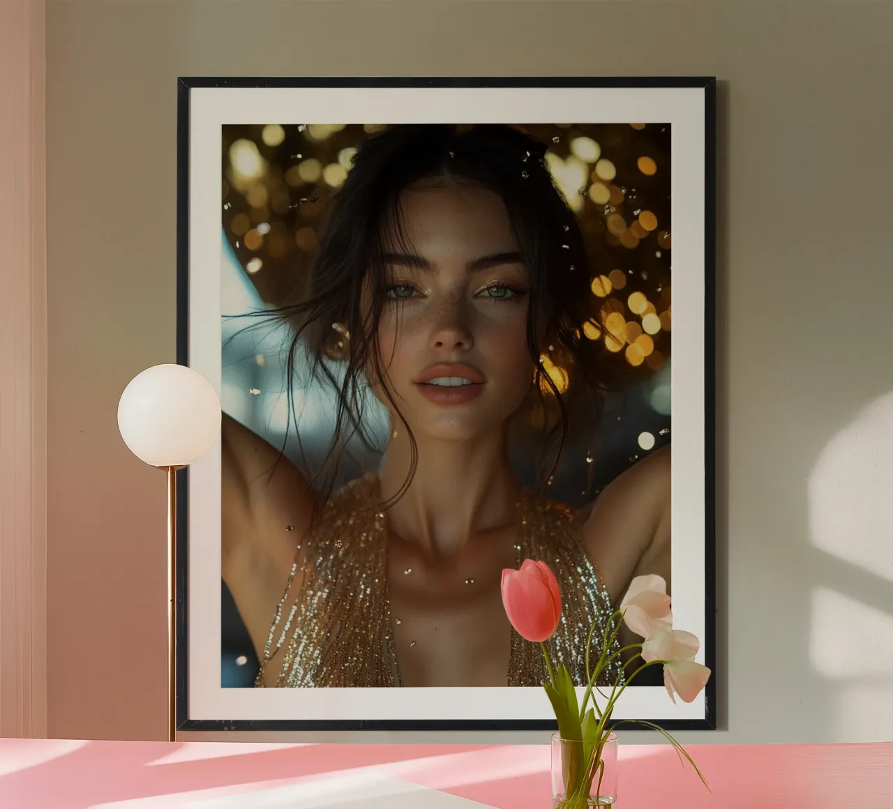 Bagliore glam poster da PhotoVibe Decor