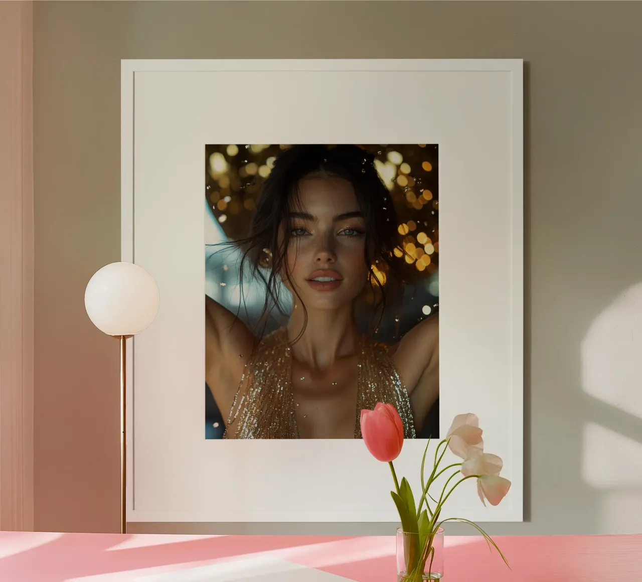Bagliore glam poster da PhotoVibe Decor
