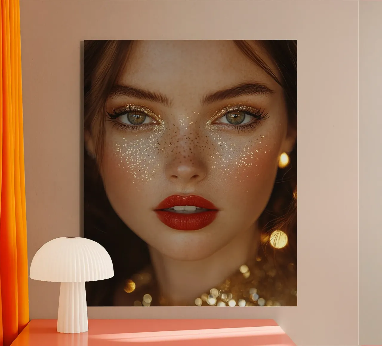 Bagliore glam alluminio dibond da PhotoVibe Decor