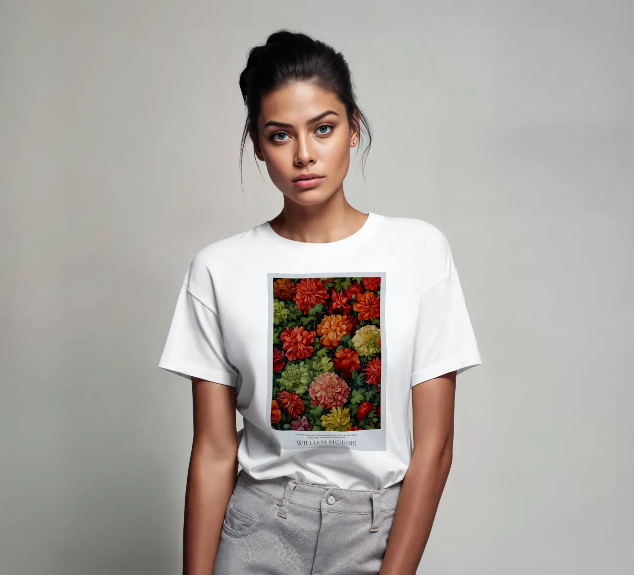 Abundant Floral Bloom Colourful Botanical t-shirt by Turner Kyle