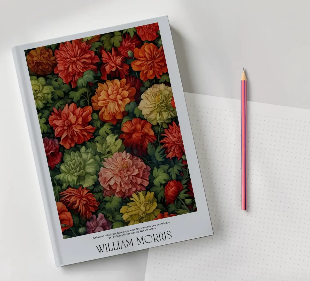 Abundant Floral Bloom Colourful Botanical notebook by Turner Kyle