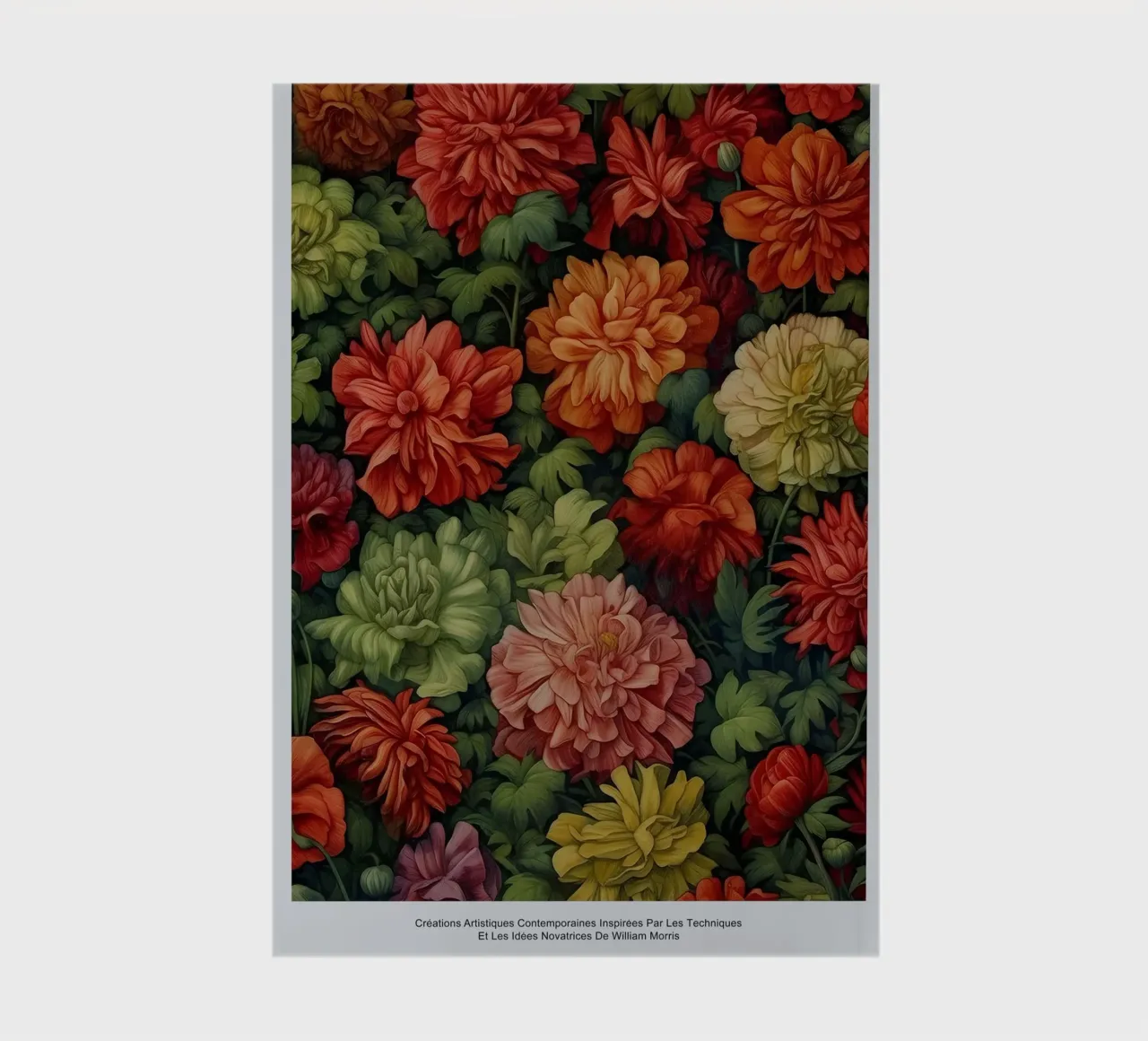 Abundant Floral Bloom Colourful Botanical notebook by Turner Kyle