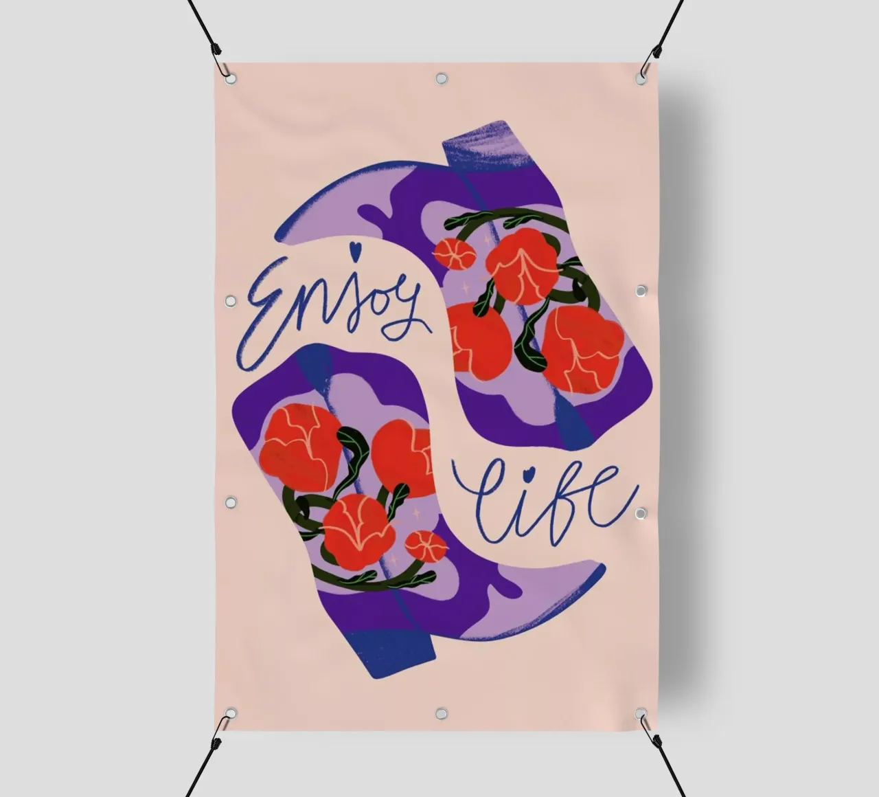 Enjoy Life and Cowboy Boots telo in pvc da Pure