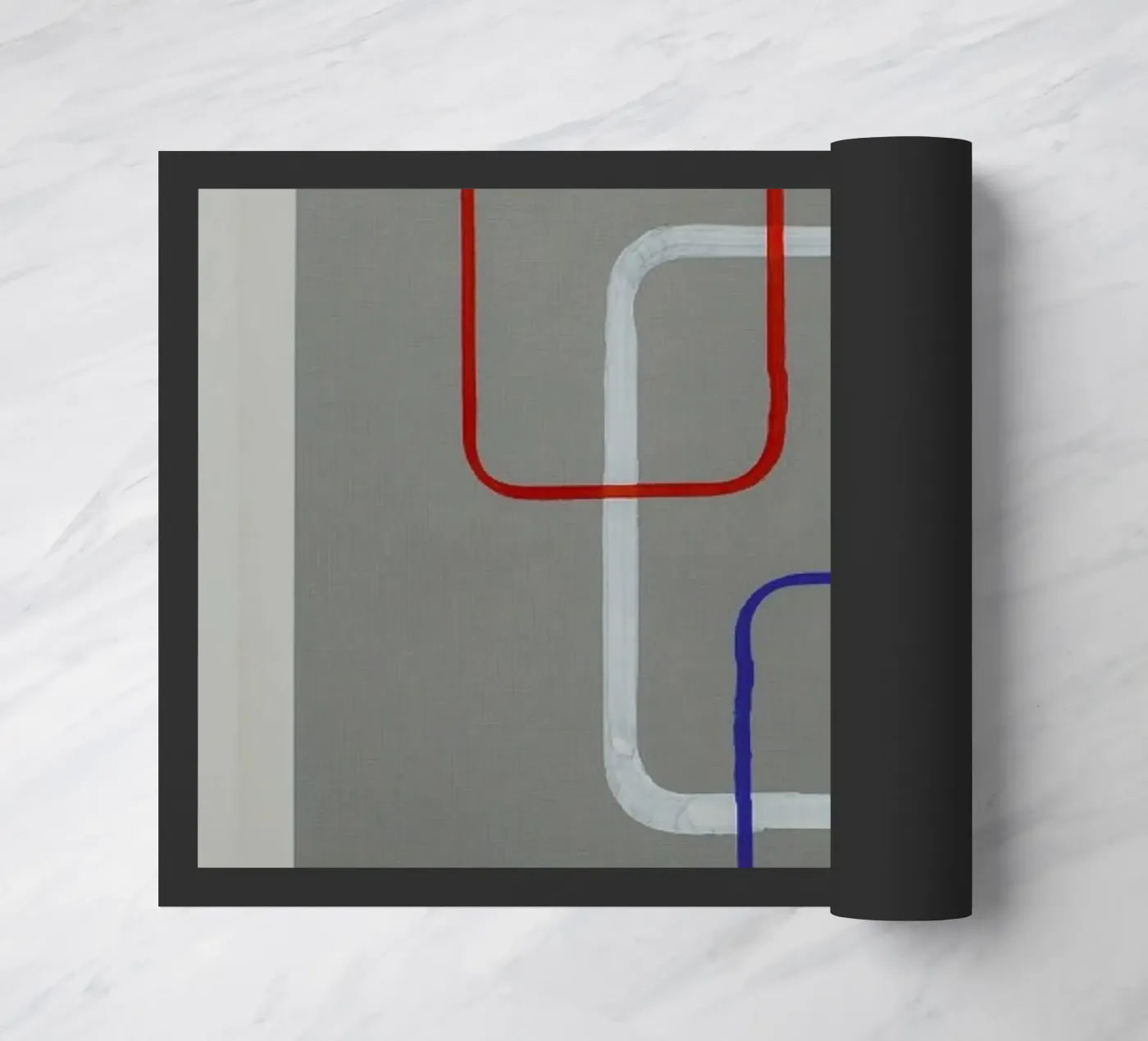 Interdependence 01 Fußmatte von Joachim Høst