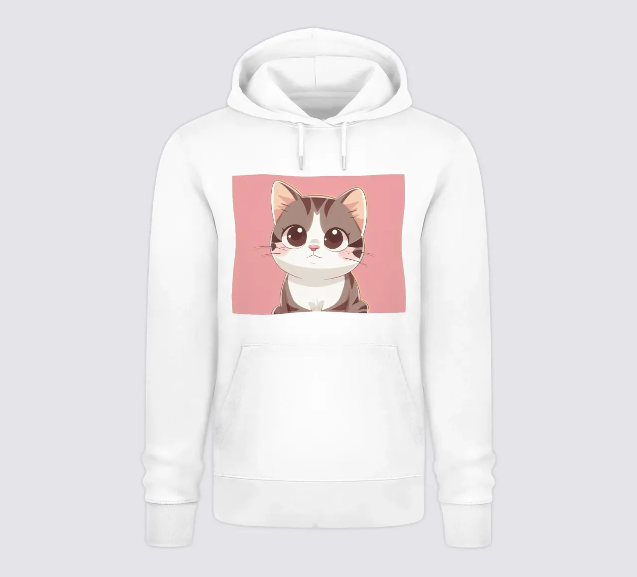 Affascinante gatto American Curl con orecchie arricciate felpa con cappuccio da DesignDoodle