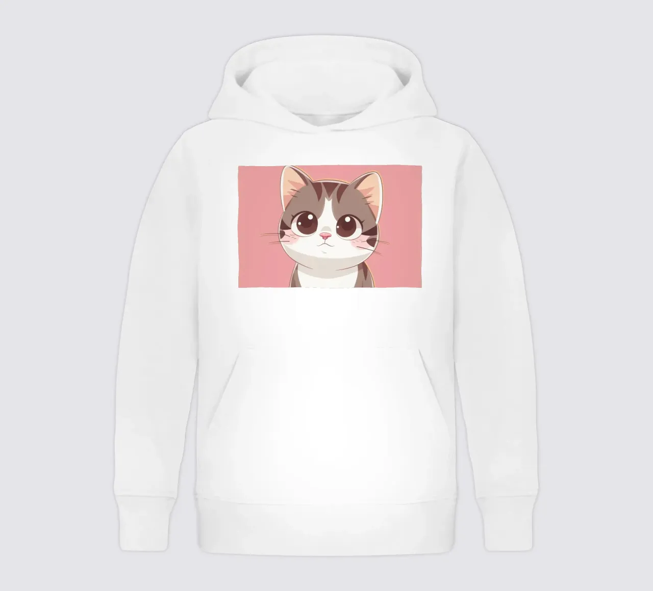 Affascinante gatto American Curl con orecchie arricciate felpa bambino con cappuccio da DesignDoodle