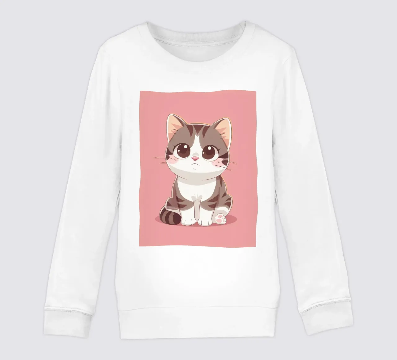 Affascinante gatto American Curl con orecchie arricciate felpa bambino da DesignDoodle