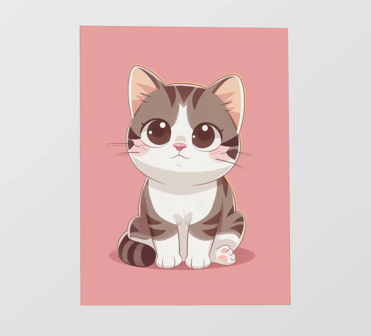 Affascinante gatto American Curl con orecchie arricciate telo in pvc da DesignDoodle
