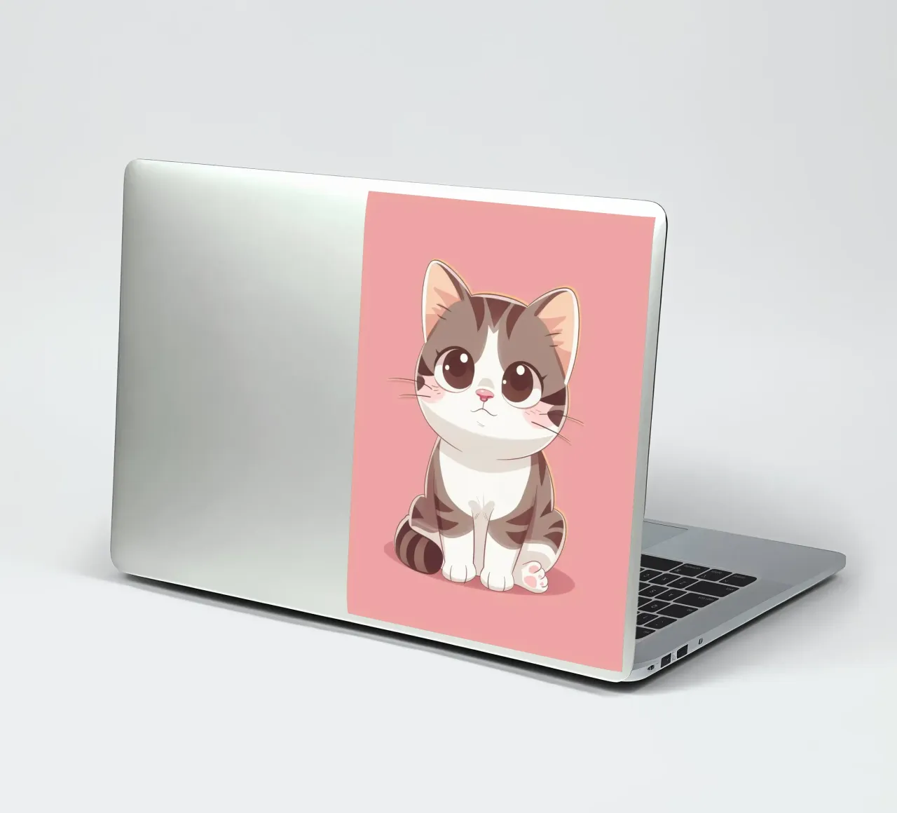 Charming American Curl Cat with Curled Ears sticker by DesignDoodle