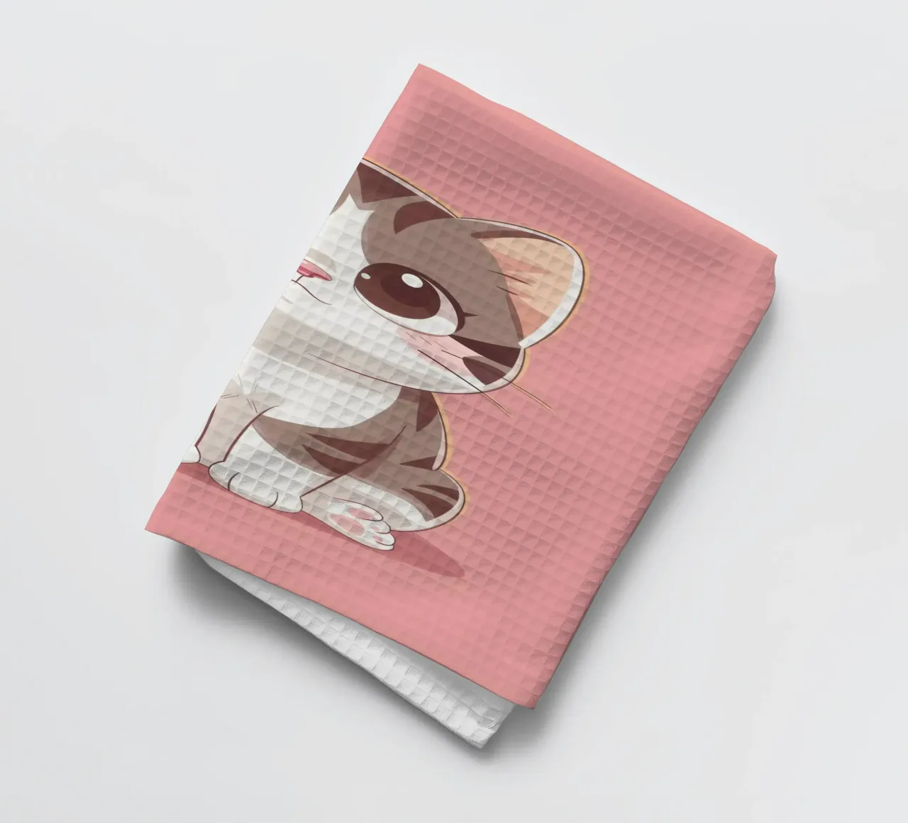 Affascinante gatto American Curl con orecchie arricciate canovaccio da cucina da DesignDoodle