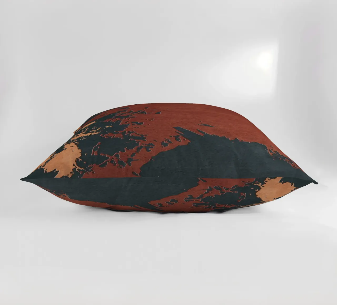 red abstract texture cuscino da vintageshop