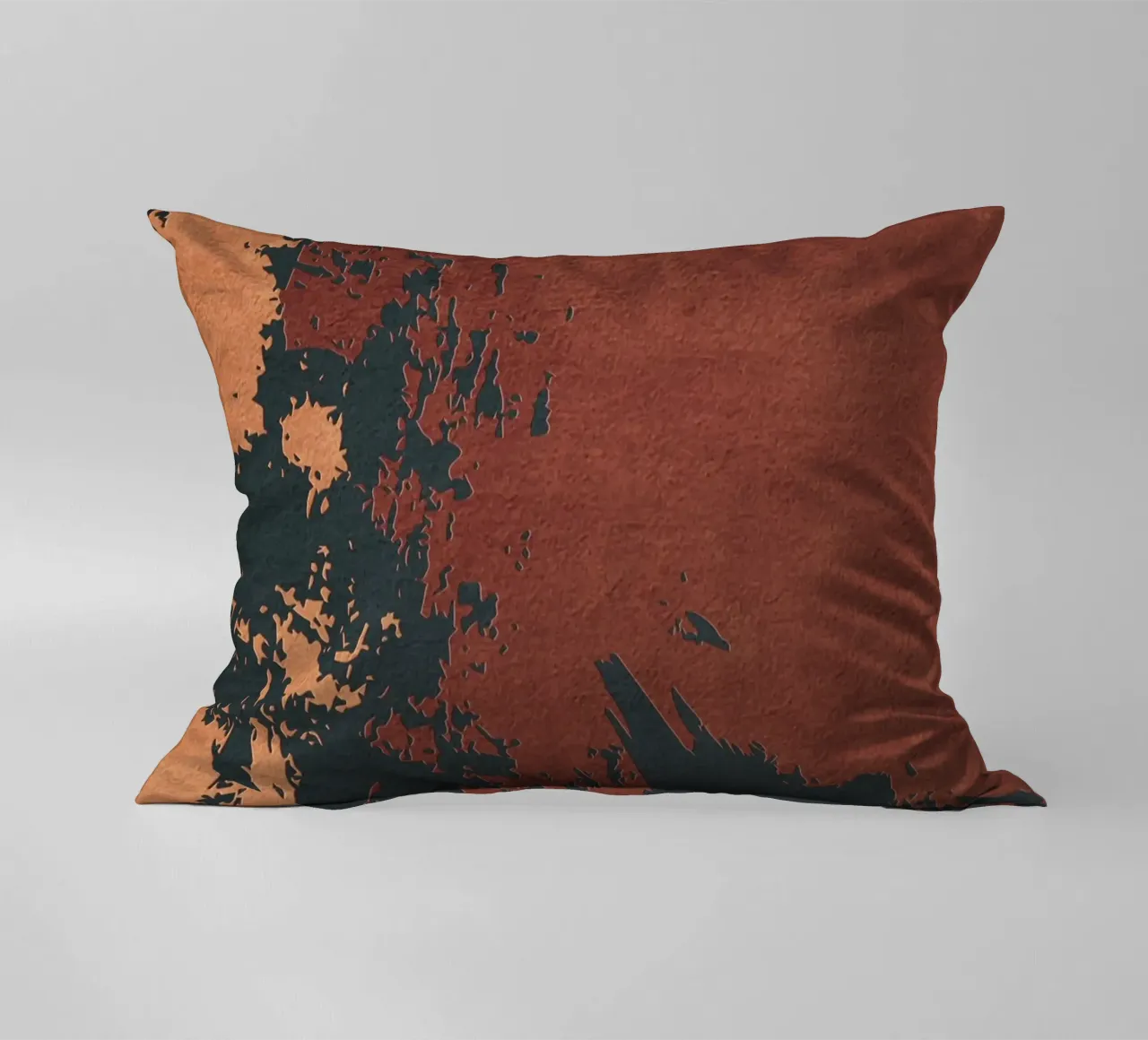 red abstract texture cuscino da vintageshop