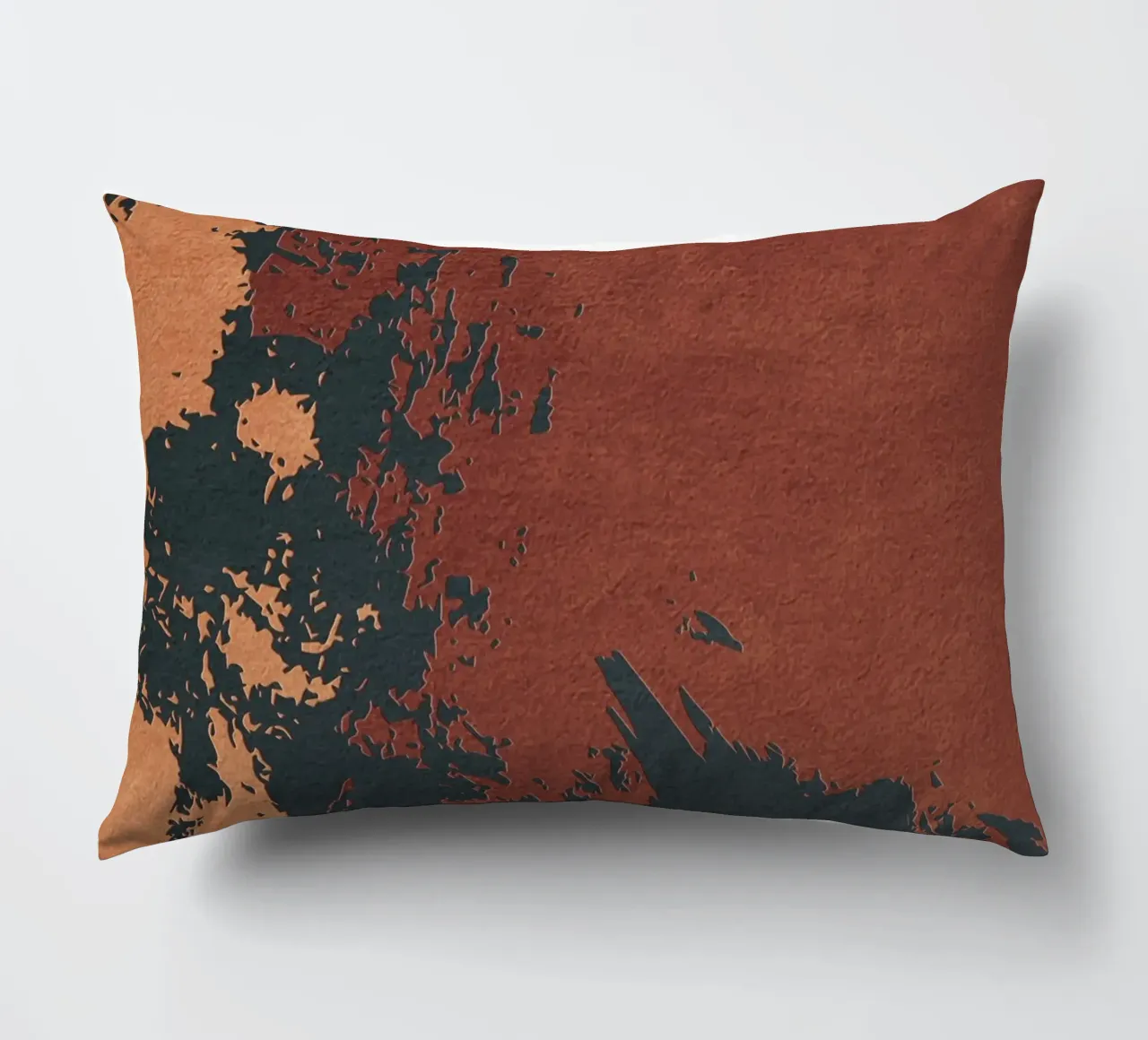 red abstract texture cuscino da vintageshop