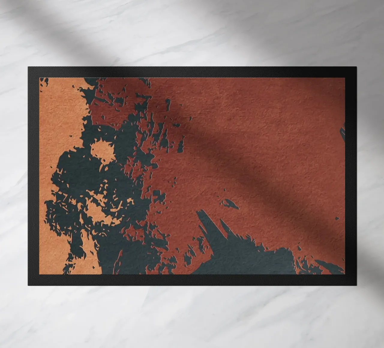 red abstract texture zerbino da vintageshop