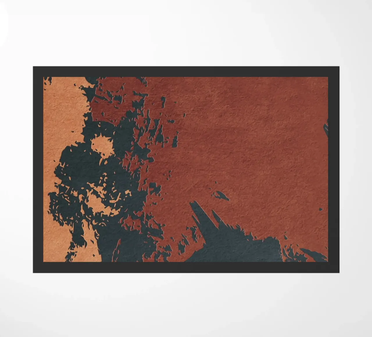 red abstract texture zerbino da vintageshop