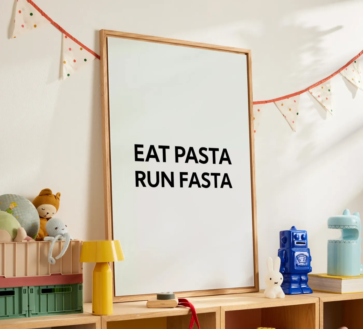 Fasta Pasta acryl van Studio One