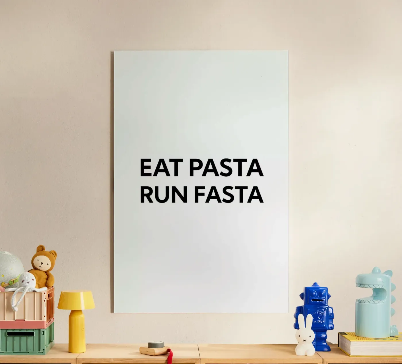 Fasta Pasta acryl van Studio One