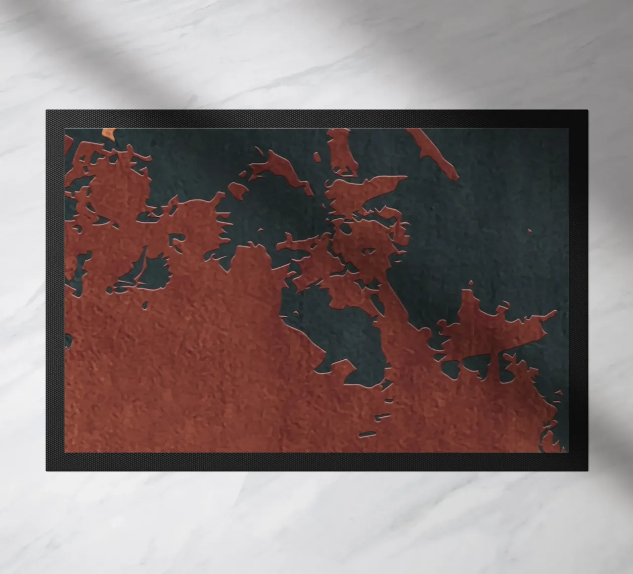 red and black abstract texture zerbino da vintageshop