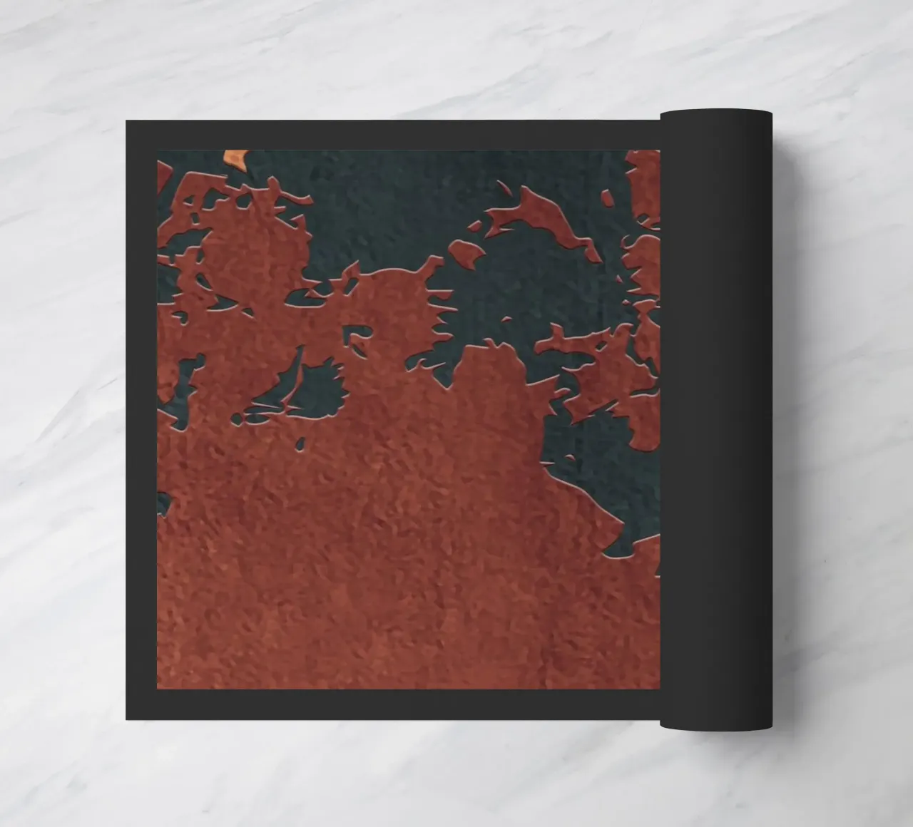 red and black abstract texture zerbino da vintageshop