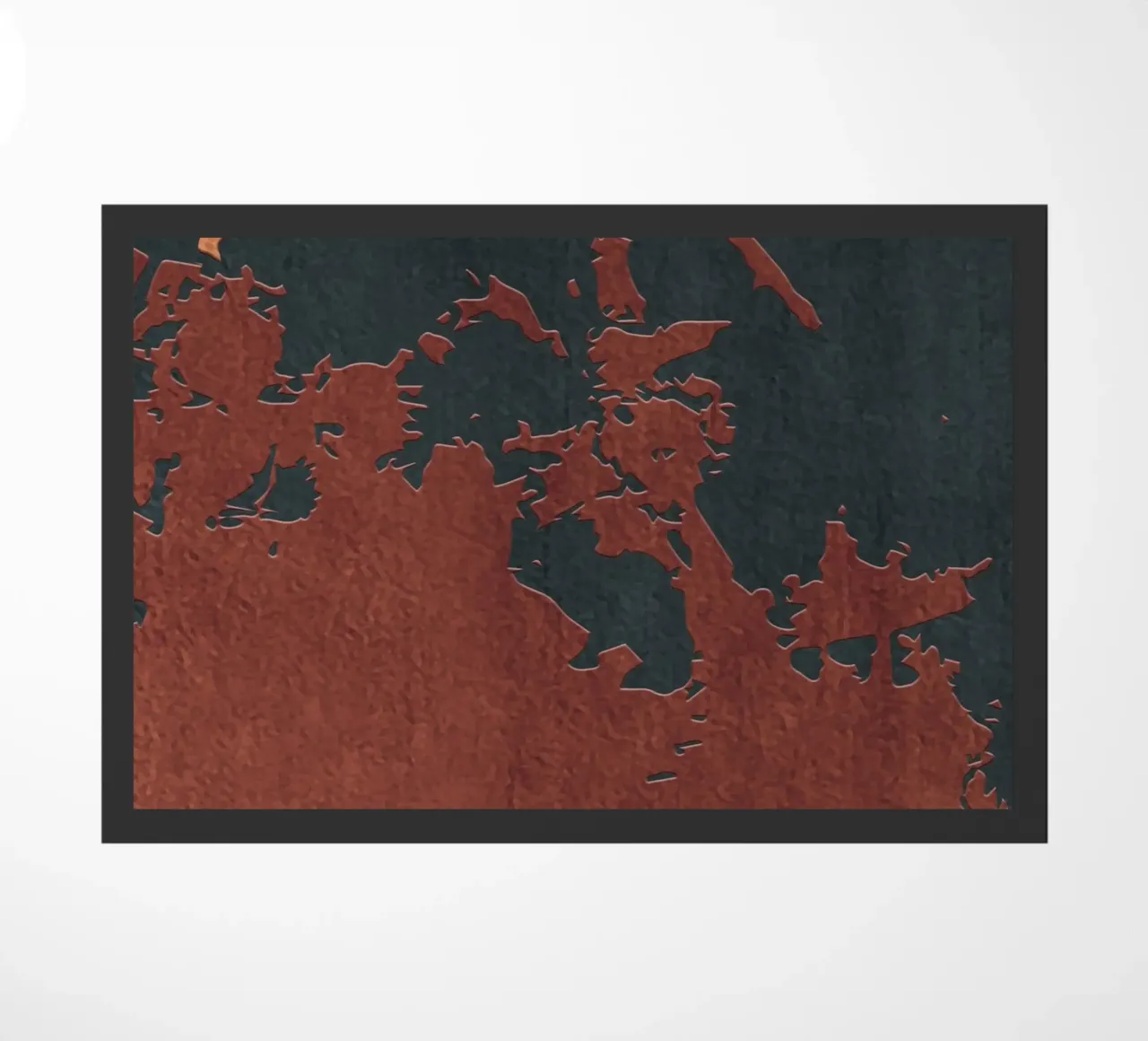 red and black abstract texture zerbino da vintageshop