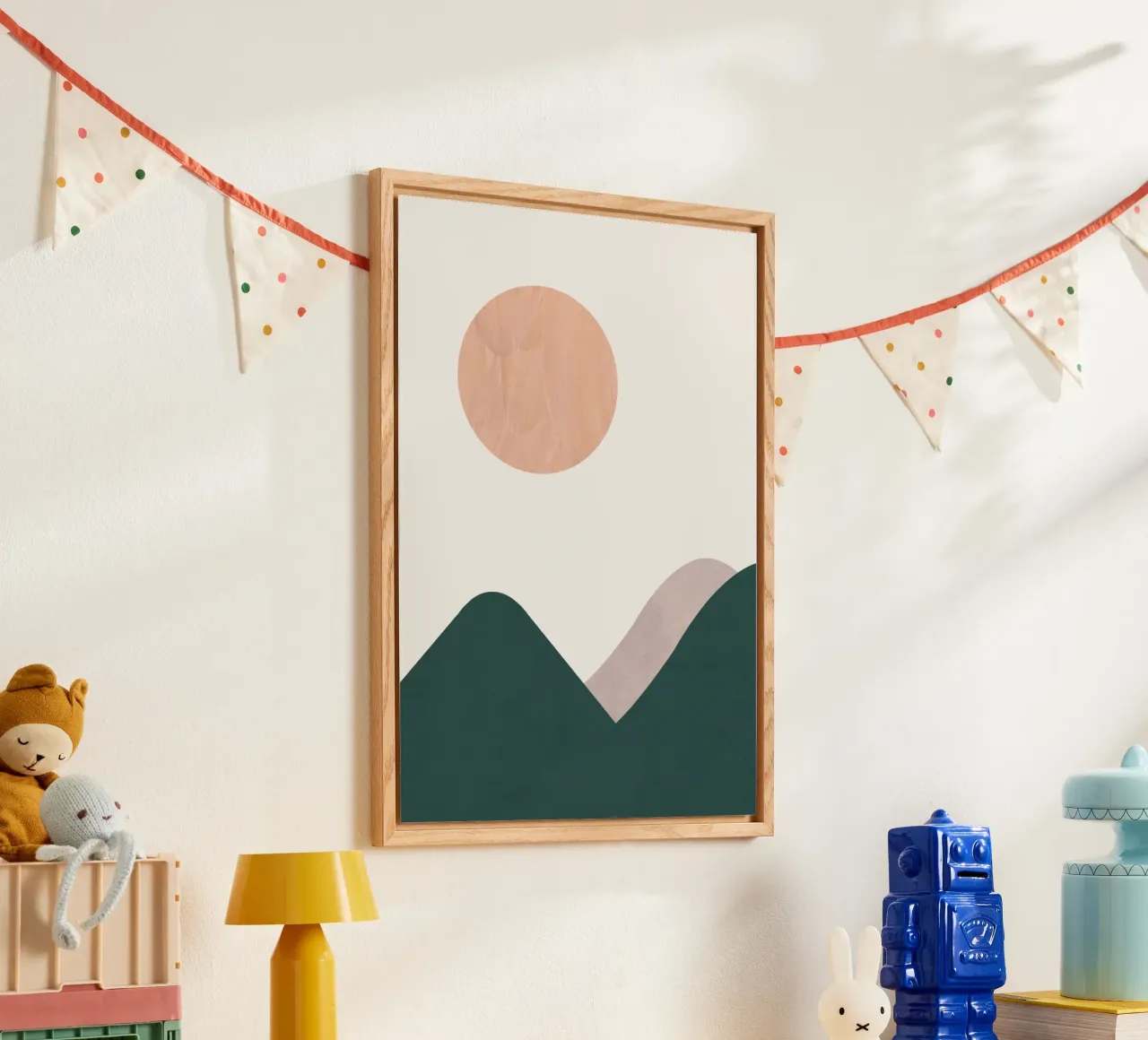 Luna Rosa plexiglass da Rose Beck Art