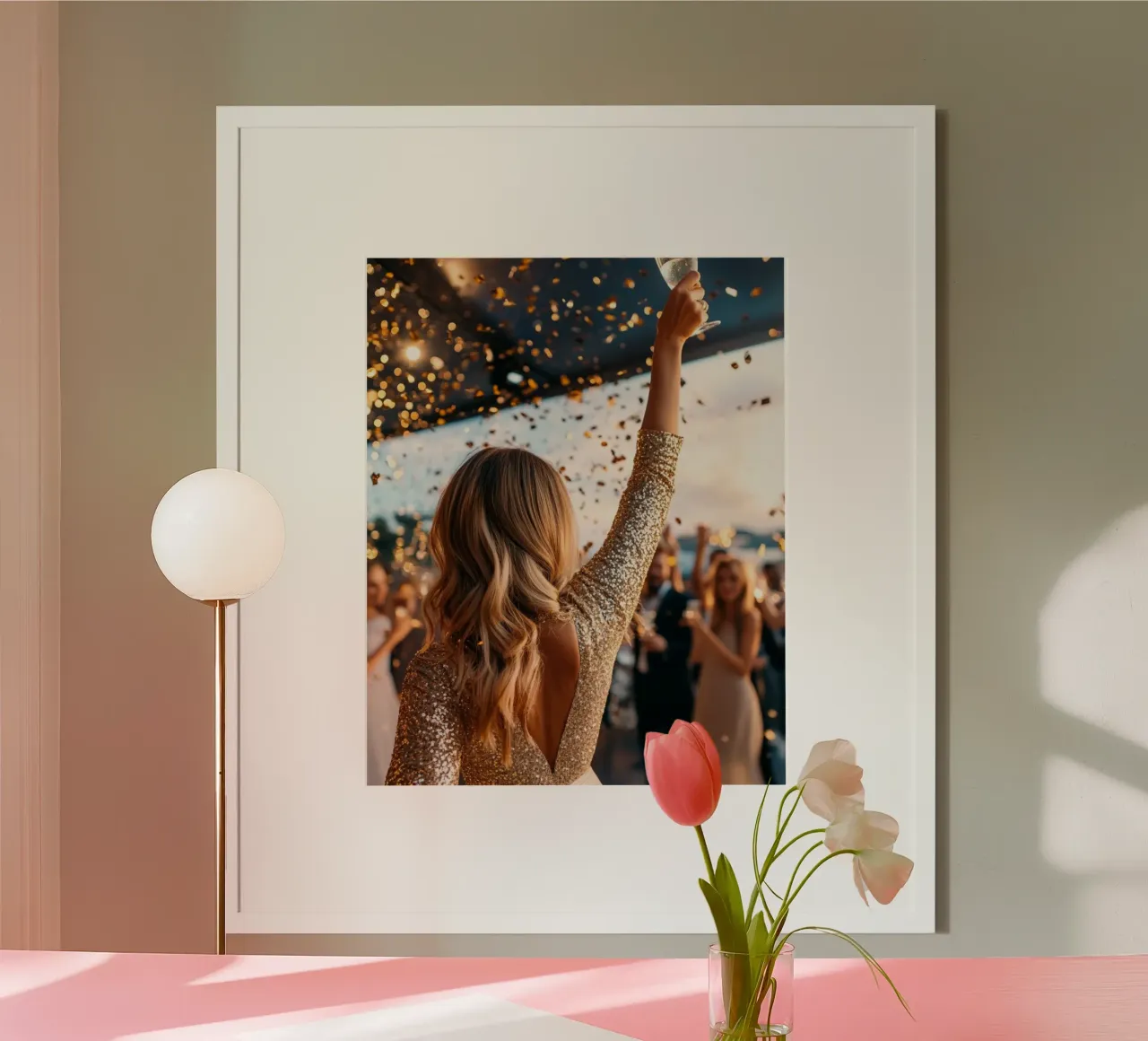Bagliore glam poster da PhotoVibe Decor