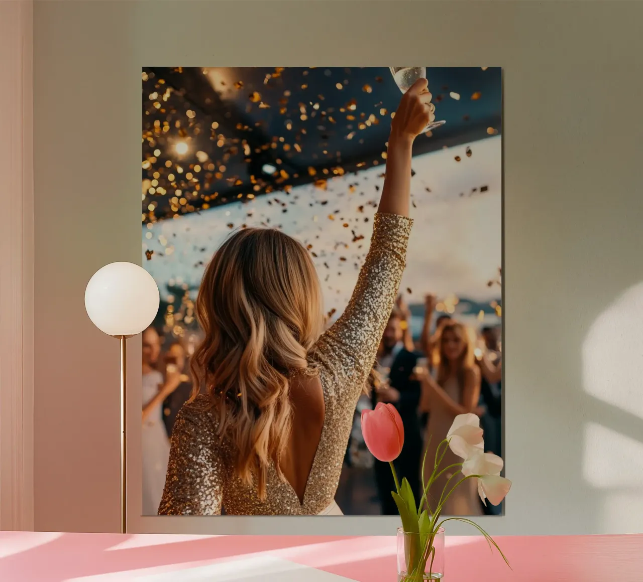 Bagliore glam poster da PhotoVibe Decor