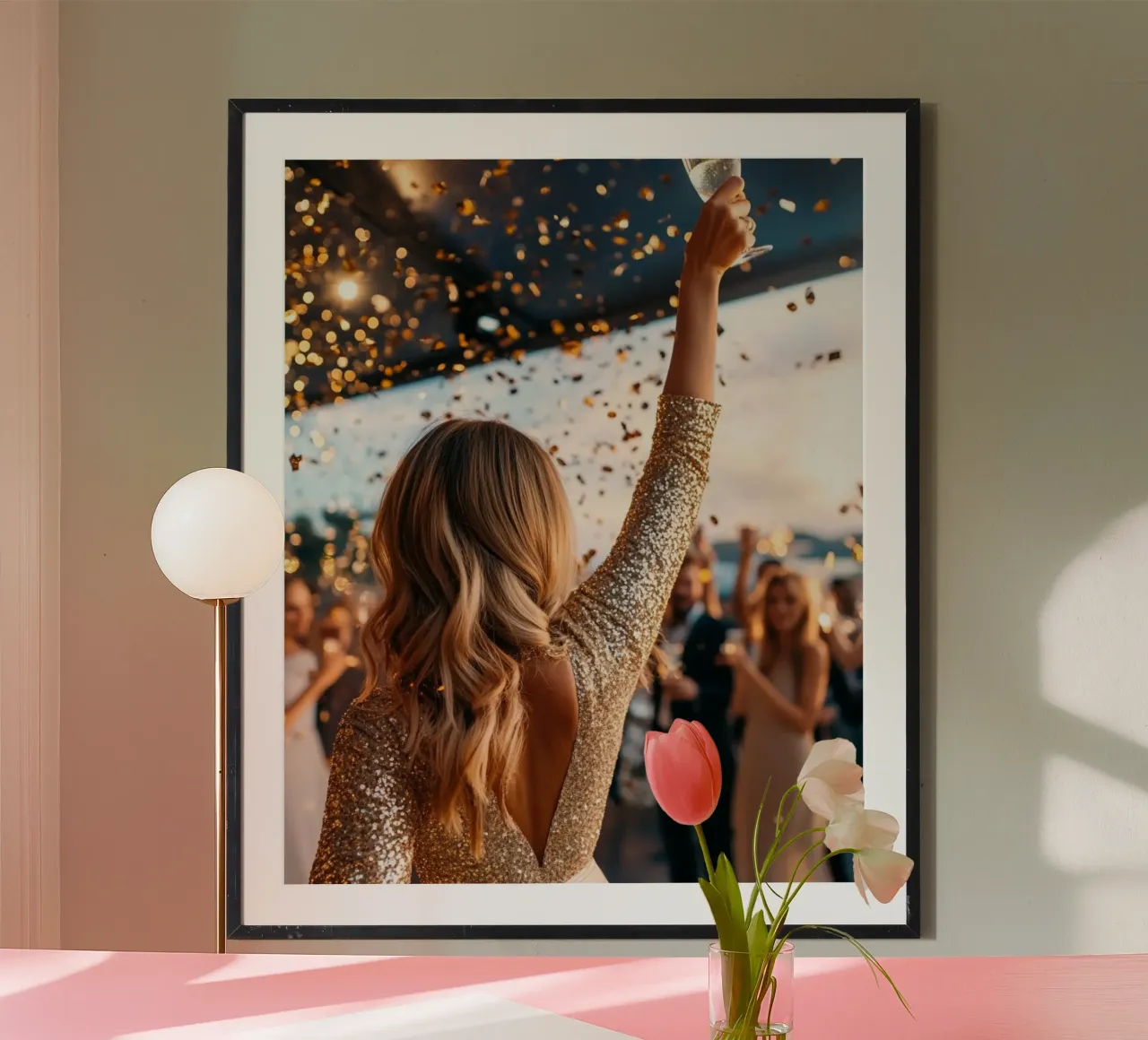 Bagliore glam poster da PhotoVibe Decor