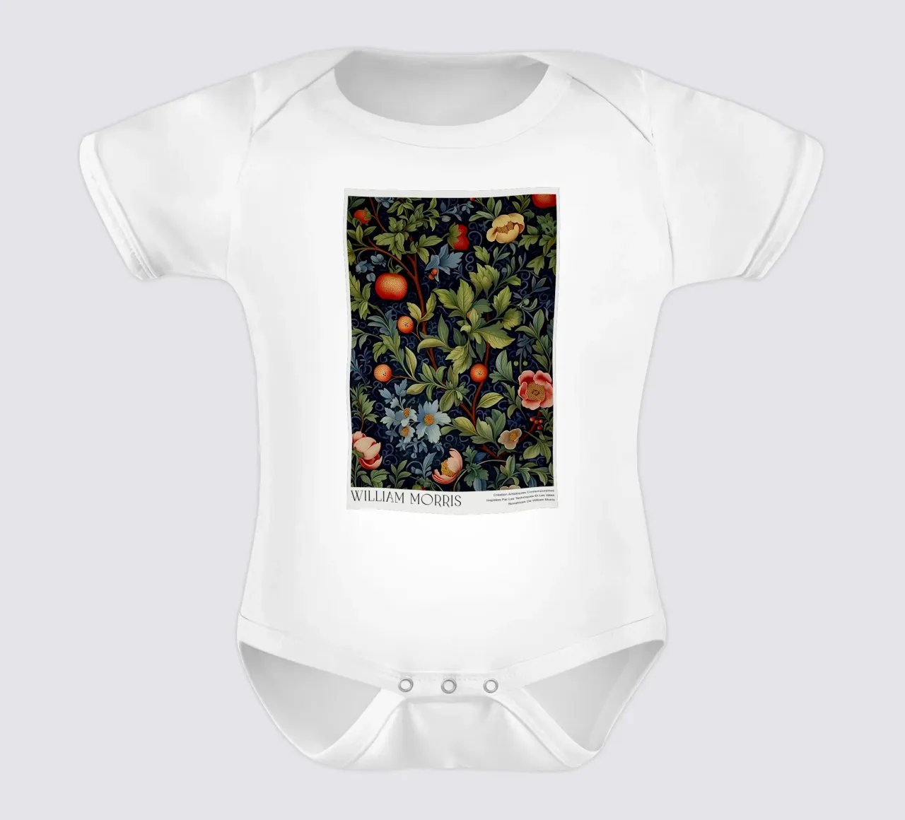 Frutta e fiori Botanico scuro body neonato maniche corte da Turner Kyle