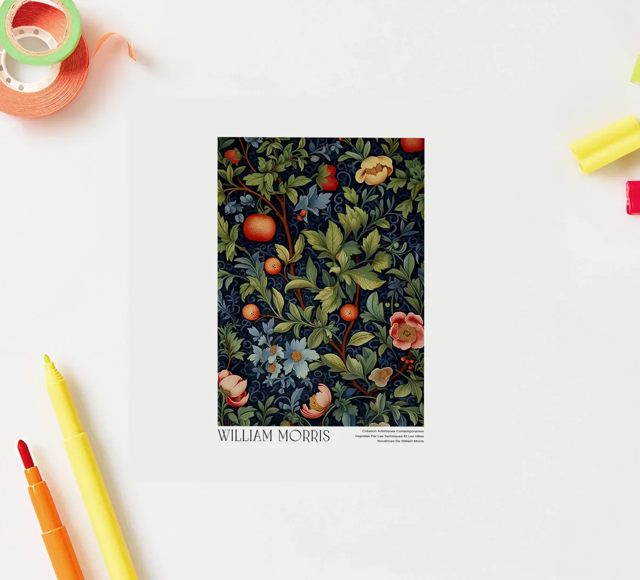 Frutta e fiori Botanico scuro adesivo da Turner Kyle