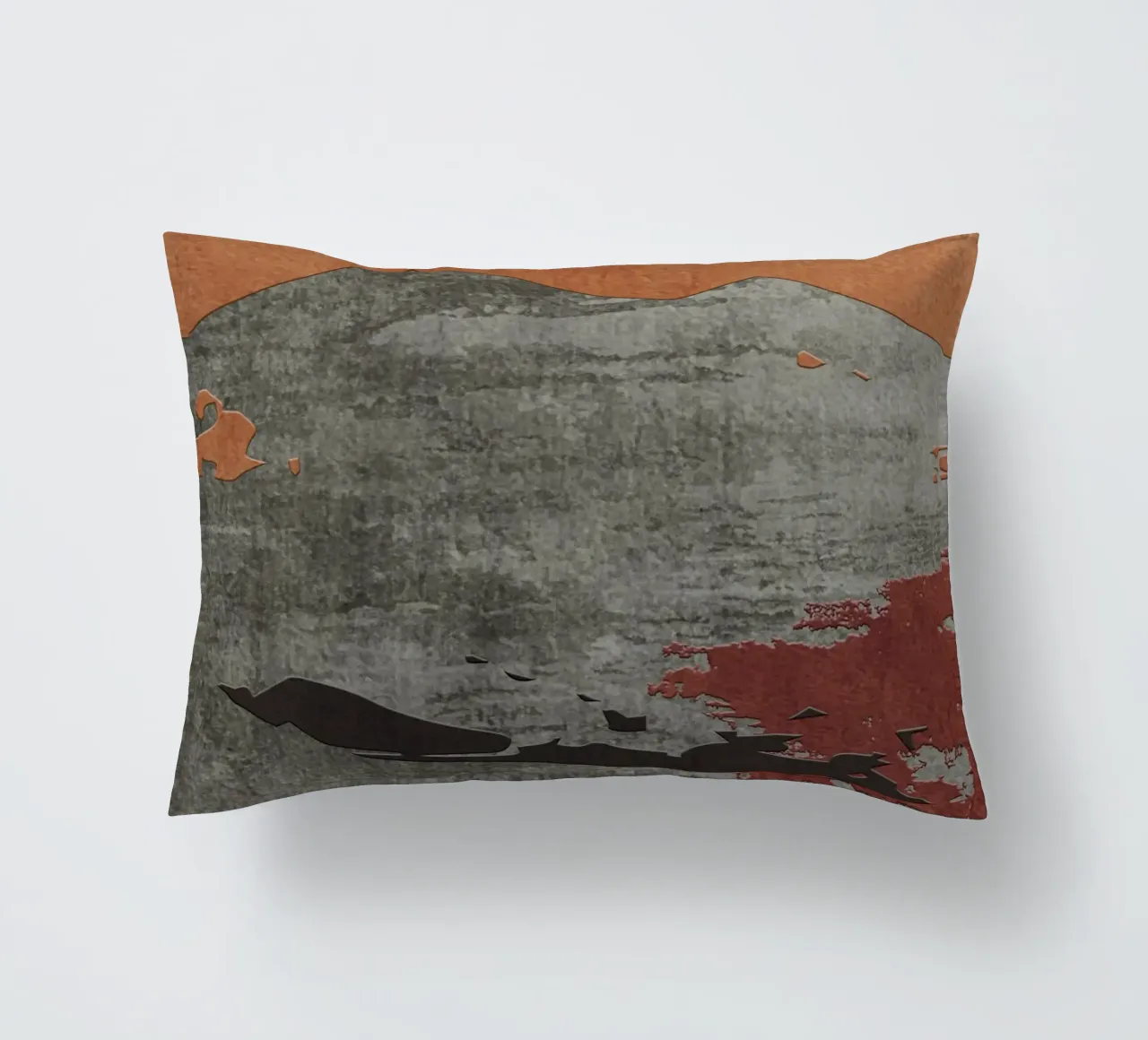 gray metal abstract texture cuscino da vintageshop
