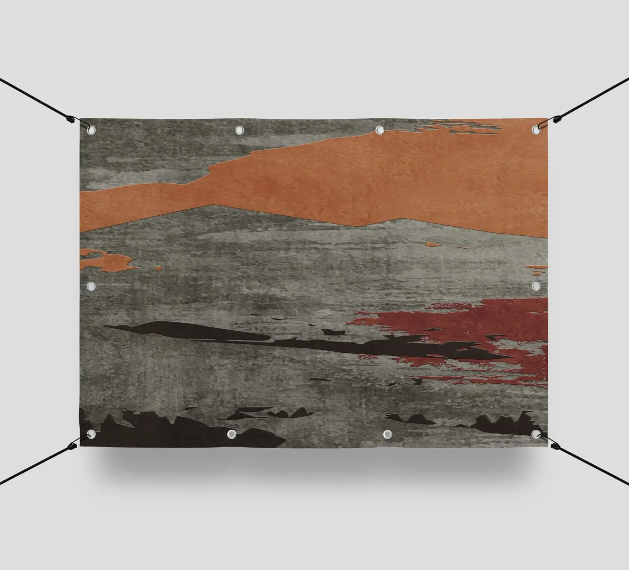 gray metal abstract texture telo in pvc da vintageshop