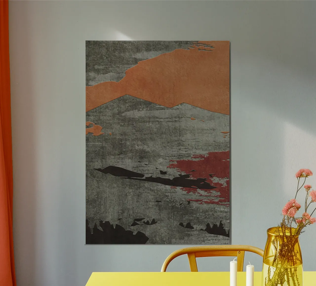 gray metal abstract texture alluminio dibond da vintageshop