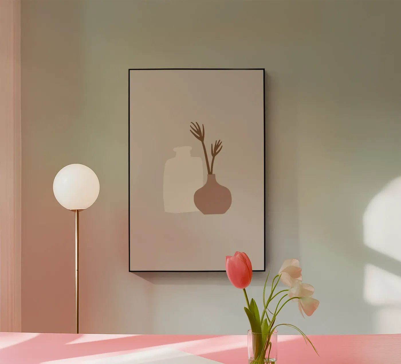 Vases Acryl-Glas von KRUTH DESIGN