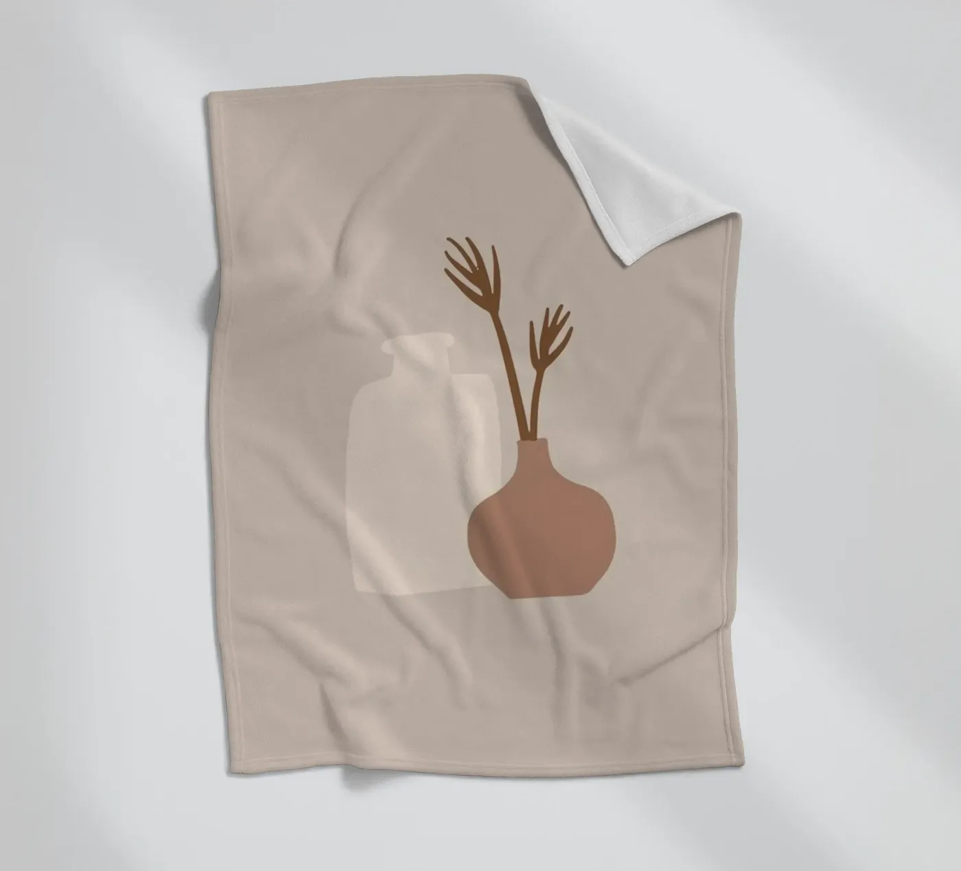 Vases fleecedeken van KRUTH DESIGN