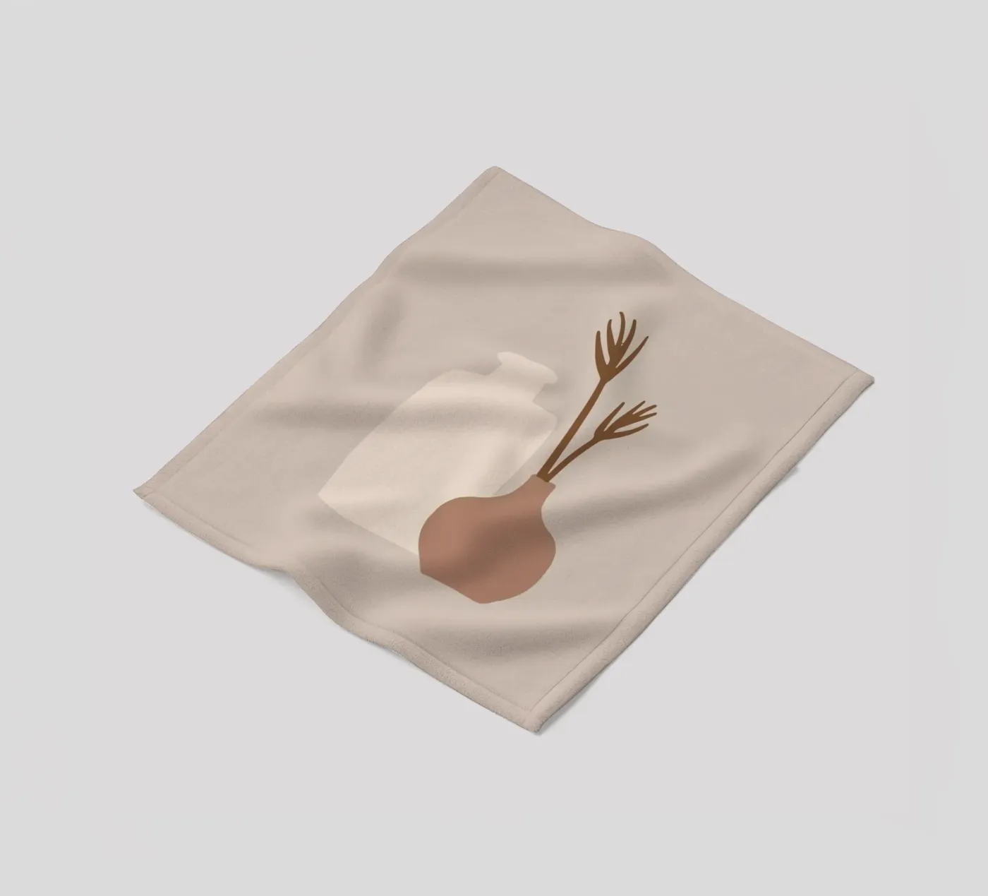 Vases fleecedeken van KRUTH DESIGN