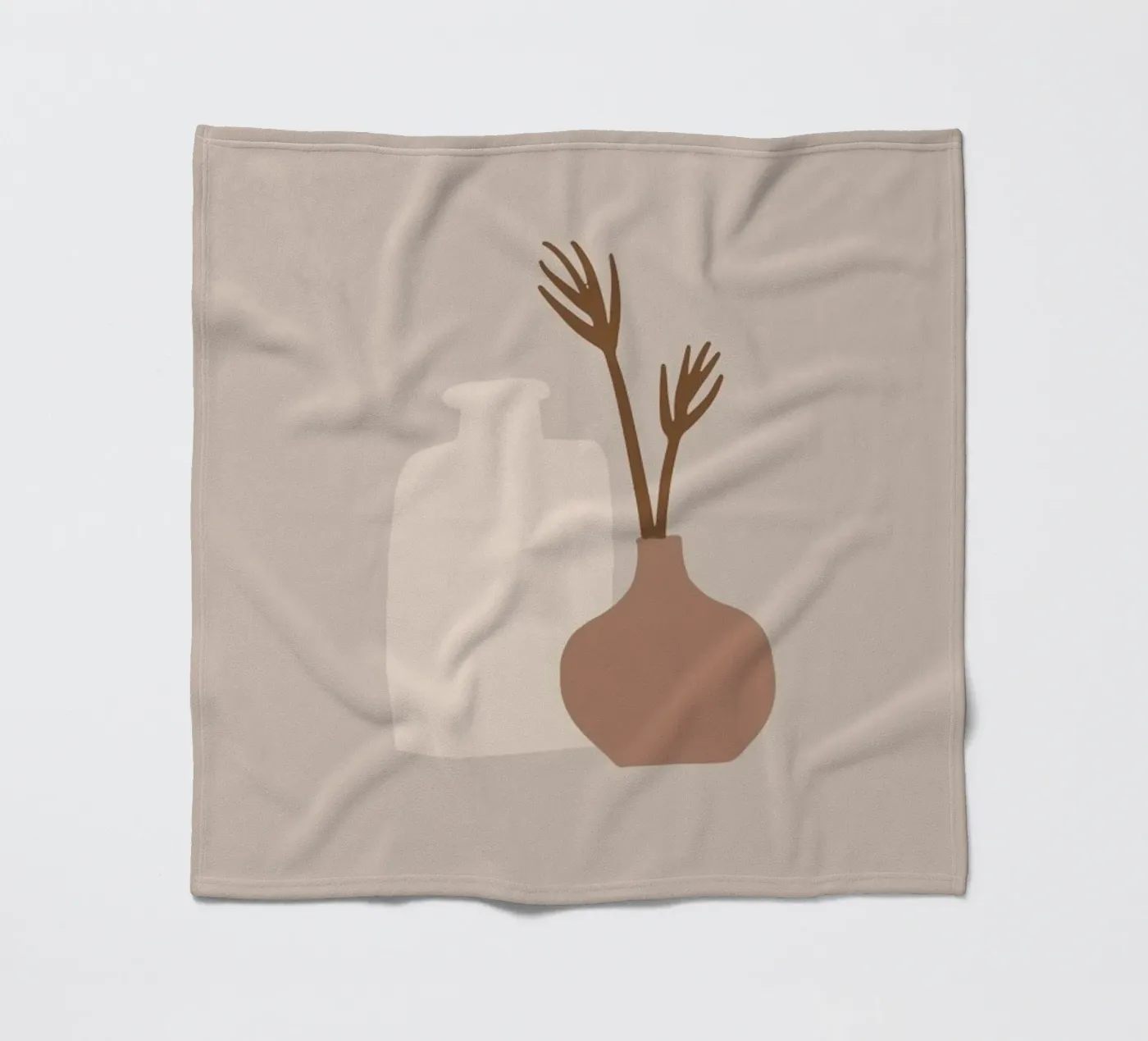 Vases fleecedeken van KRUTH DESIGN