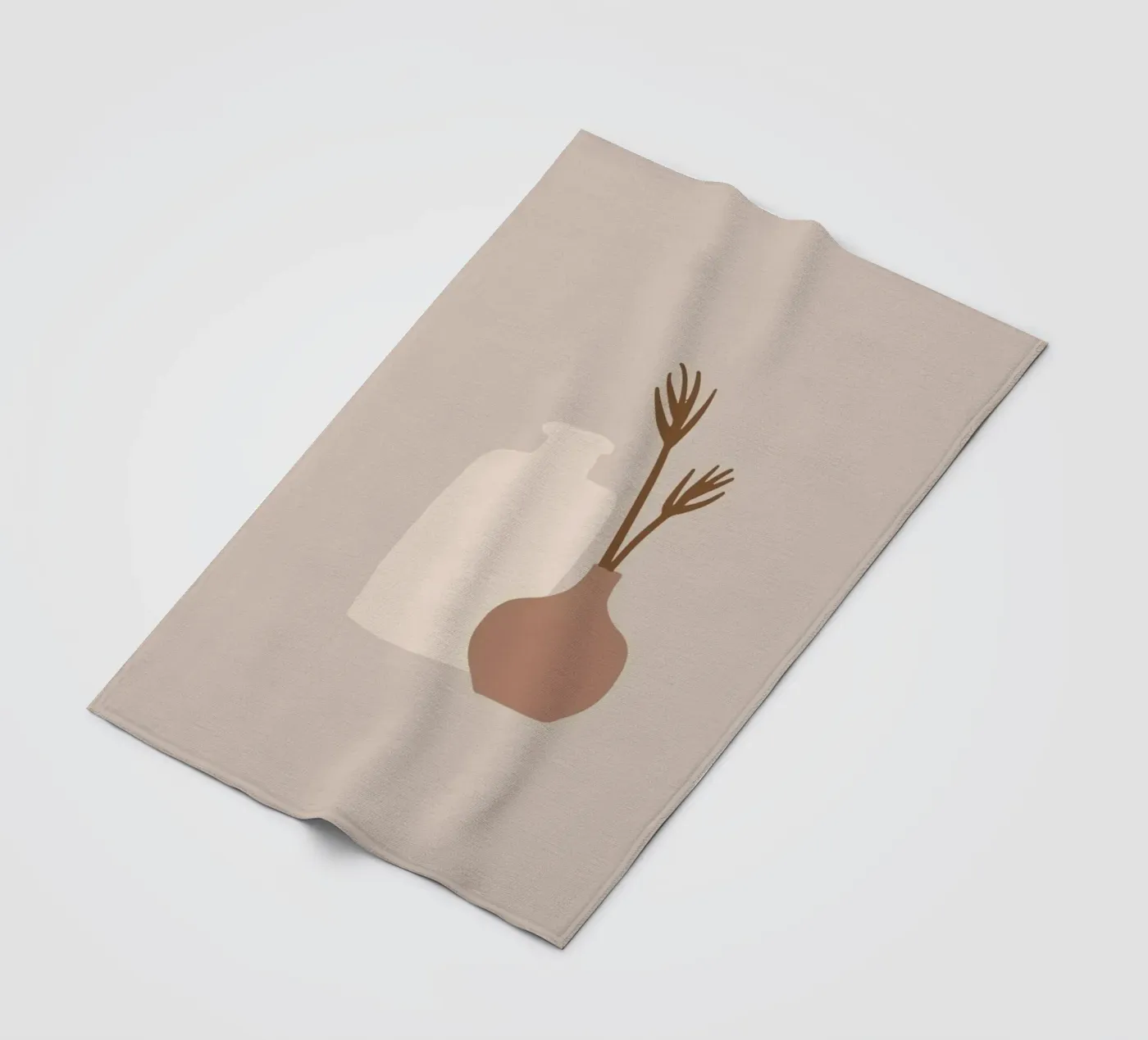 Vases fleecedeken van KRUTH DESIGN